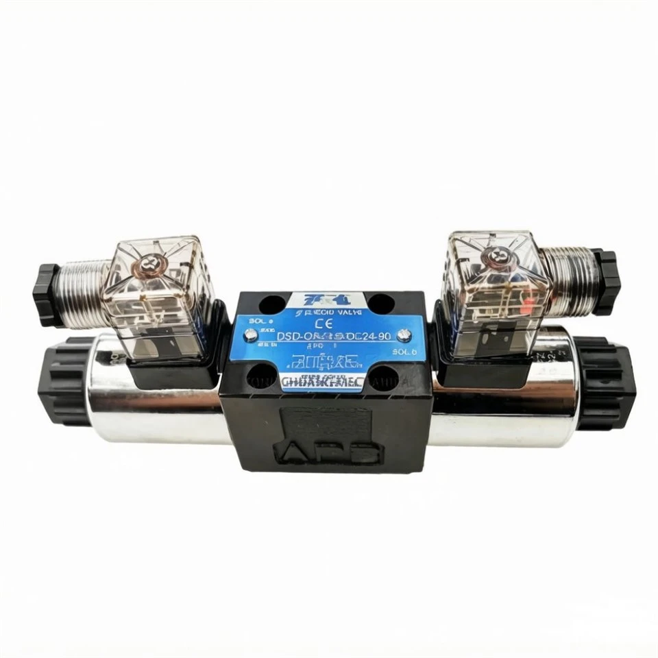 Hydraulic Electromagnetic Reversing Valve DC24V Of Hydraulic Power Unit