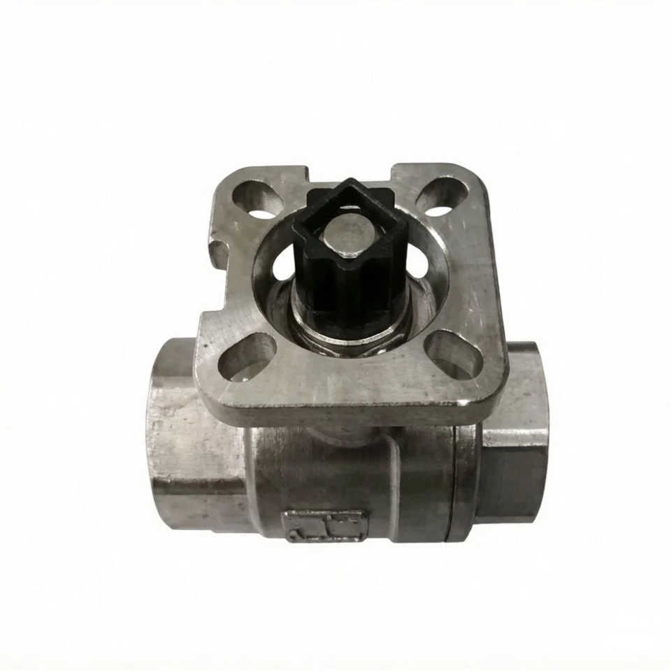 Q641F Concrete Batching Plant Parts Pneumatic Ball Valve With Internal Thread