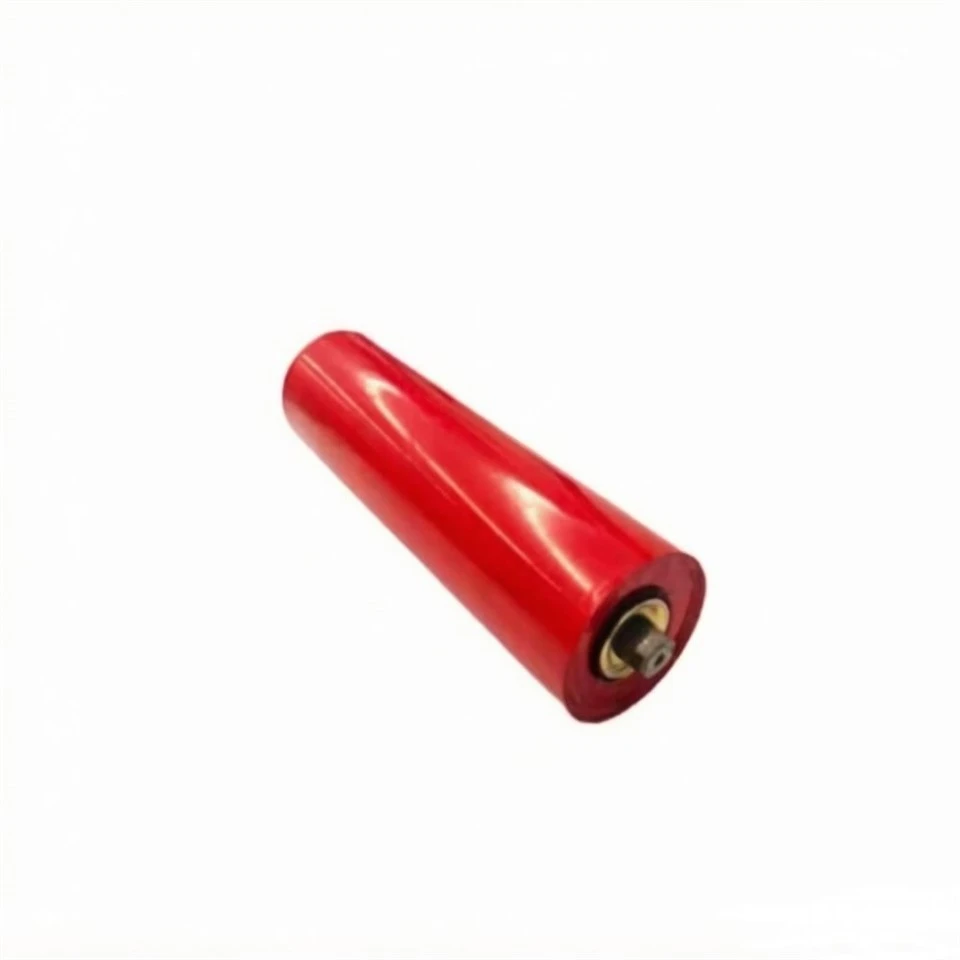 Roller Concrete Batching Plant Parts Suspended Grooved Idler B=380 D=108